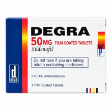 DEGRA 50 MG (SILDENAFIL)  FCT TABS 4`S