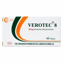 VEROTEC 8 MG  60 TABLETS (BETAHISTINE)