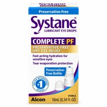 SYSTANE COMPLETE PF LUBRICANT EYE DROPS MDPF 10ML