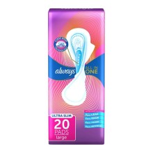 ALWAYS SLIM LW ZOYA  ULTRA SLIM REG LARGE 20'S