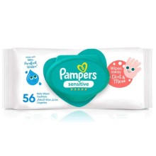 PAMPERS BABY WIPES SENSITIVE 56'S
