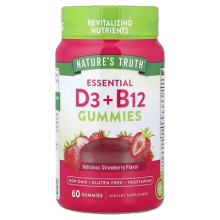 Nature'S Truth Essential D3+B12 Gummies-Natural St...
