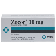 Zocor 10 Mg Tab 30'S