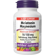 Web.Nature Melatonin Magnesium 10/150 60'S Tab.