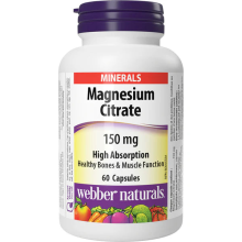Web.Nature Magnesium Citrate 150Mg Cap 60'S