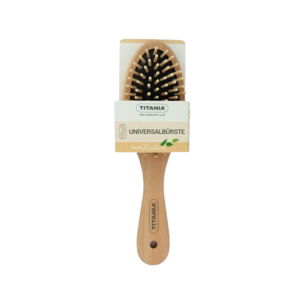 Titania Hair Brush Wood 2821