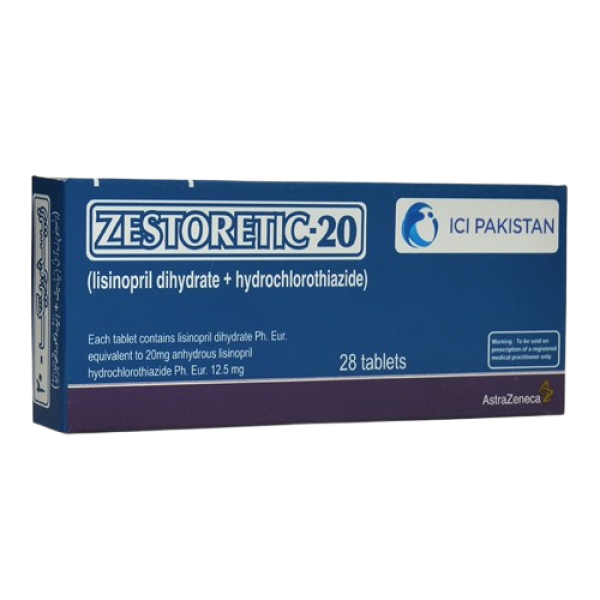 Zestoretic 20/12.5Mg Tab 28'S