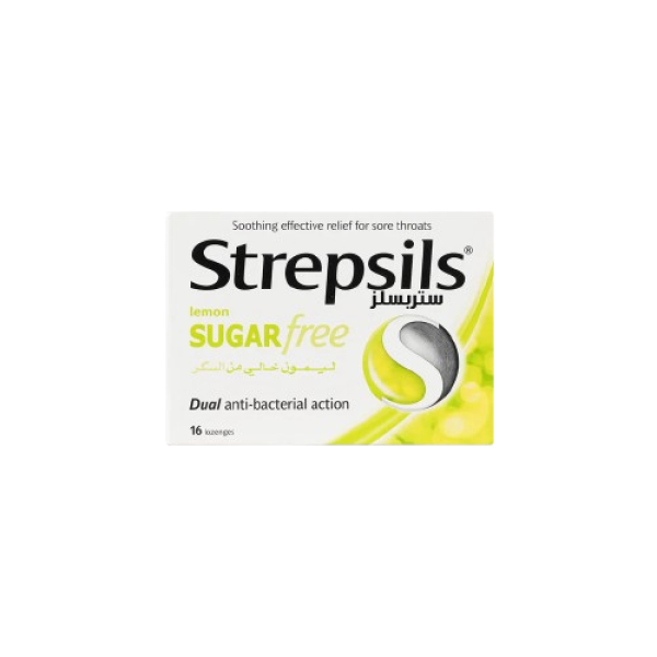 Strepsils Lemon Sugar Free Loz. 1X16'S