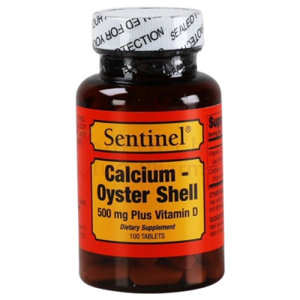 Sentinel Calcium 600Mg + Vita D Tab 60'S