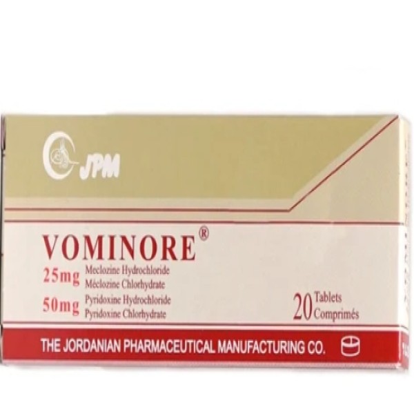 VOMINORE 25MG/50MG TAB 20'S