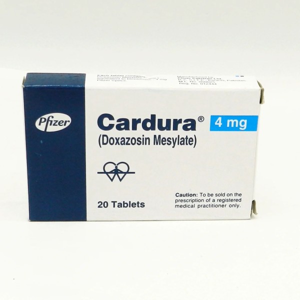 Cardura 4Mg Tab 20'S