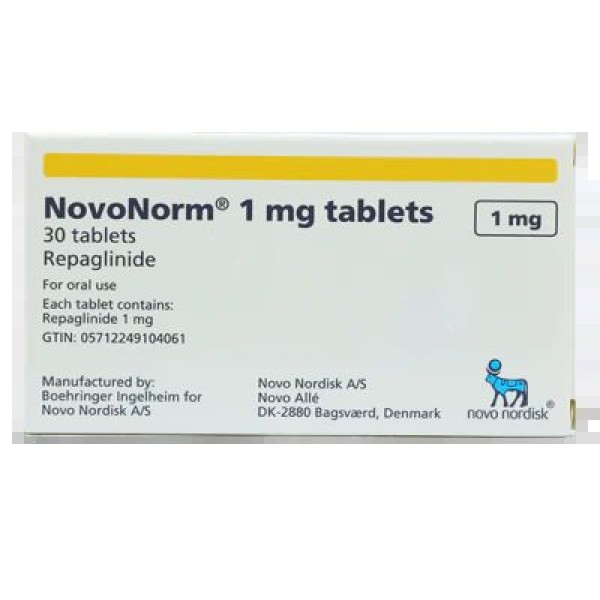 Novonorm 1Mg Tab 30'S
