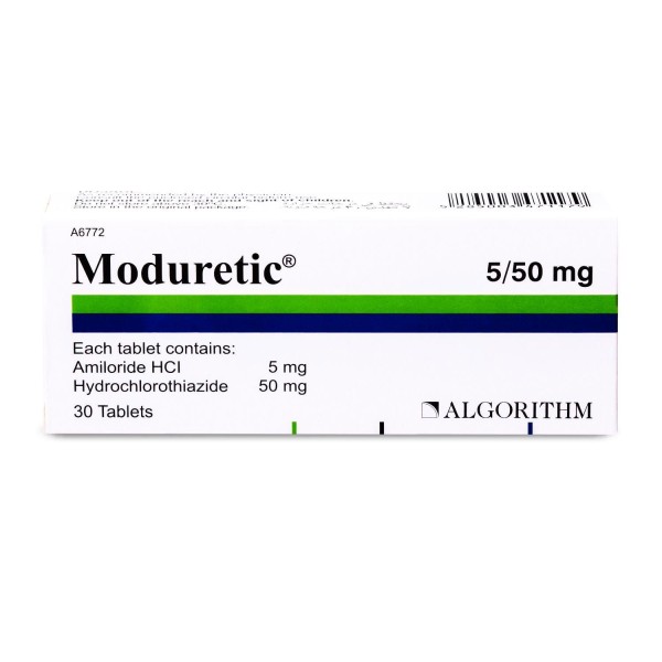 Moduretic 5/50Mg Tab 30'S