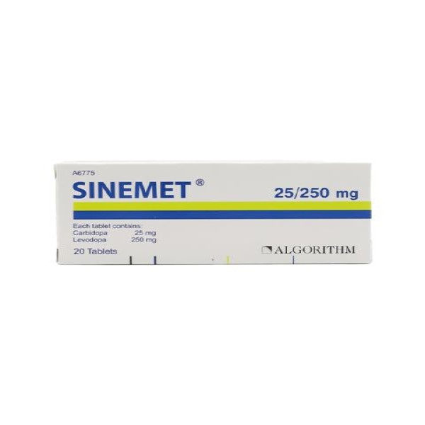 Sinemet 25/250Mg Tab 20'S
