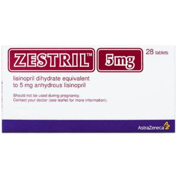 Zestril 5Mg Tab 28'S