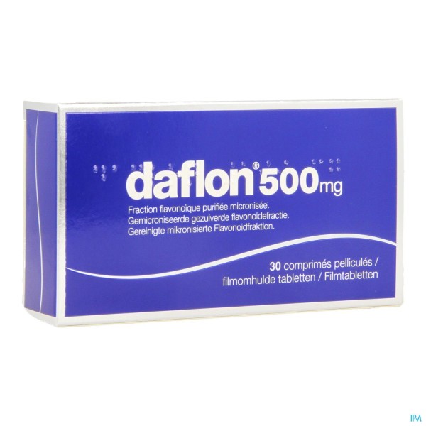 Daflon 500Mg Tab 30'S