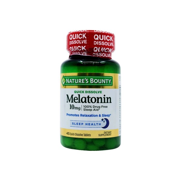 Nature'S Bounty Melatonin 10Mg Tab 45'S