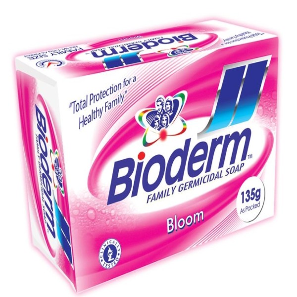 BIODERM GERMICIDAL SOAP BLOOM 135 GM PINK
