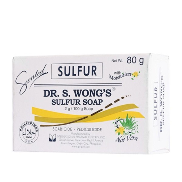 Dr.Wong'S Sulphur Soap With Moisturizer 80 Gm