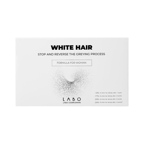 White Hair Treatement-Woman 40 Vials (Labo)