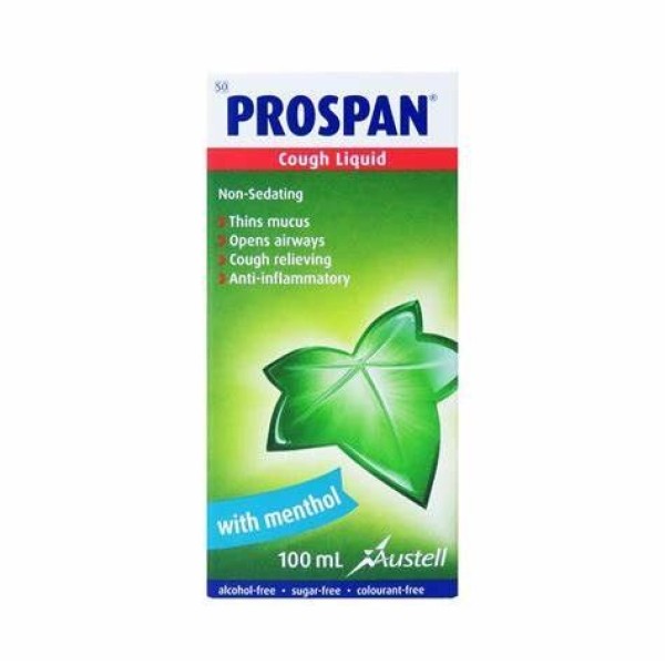 Prospan Cough Liquid - Menthol For Adults 100Ml