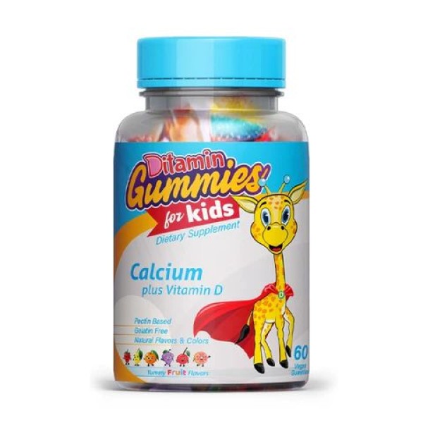 Ditamin Gummy For Kids Calcium Plus Vitamin D 60'S