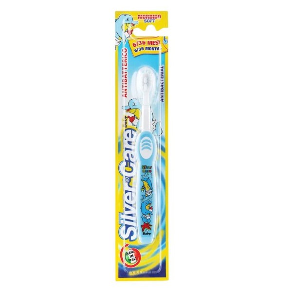 SILVER CARE BABY TOOTH BRUSH MORBIDO SOFT 6-36 MONTHS 4354