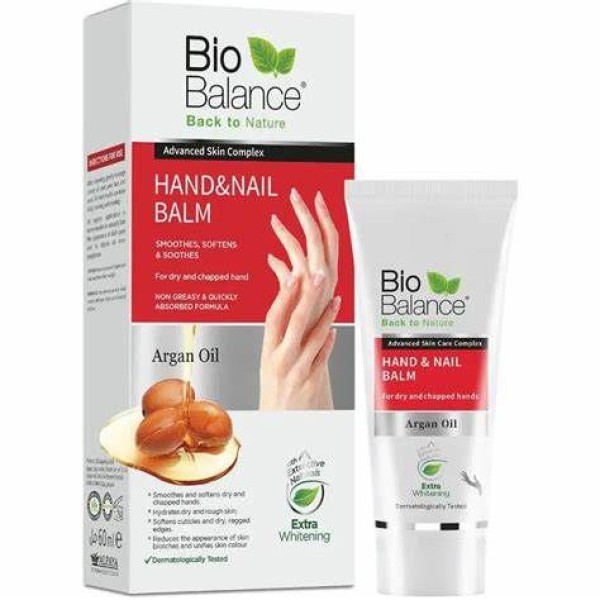 Bio Balance Argan Oil Hand & Nail Balm 60Ml