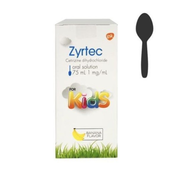 Zyrtec 0.1% Oral Solution 75Ml