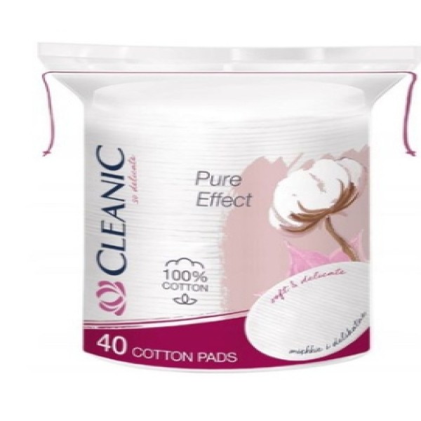 CLEANIC COTTON PADS SILK EFFECT (OVAL) 40'S