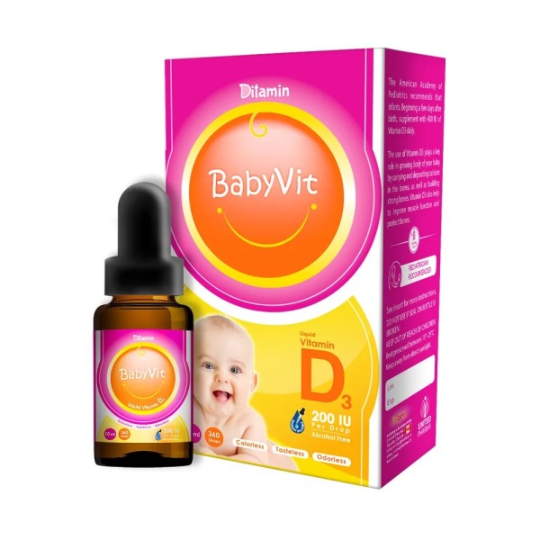 Ditamin Baby Vit D3  200Iu Drops 10Ml