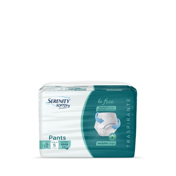 Serenity Diaper Pull Up Sd Super S 14 Pcs