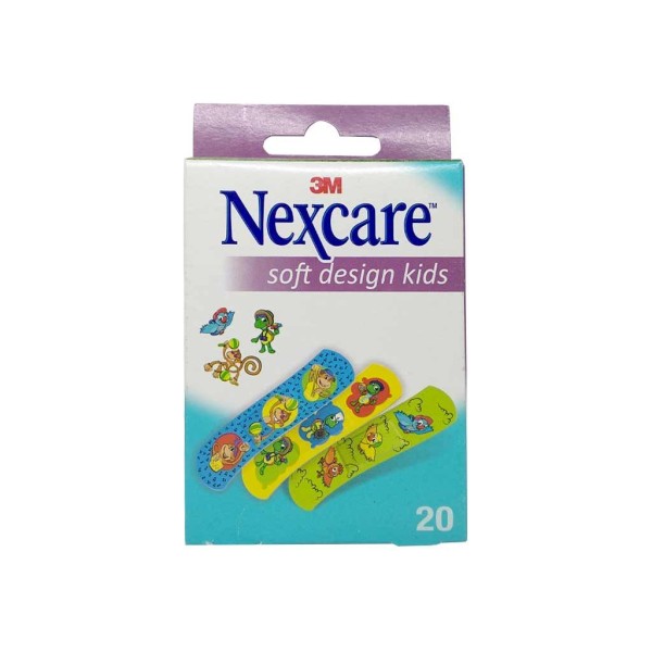 Nexcare Happy Kids Soft Design Bandage Multi 20'S N0920Nl-W