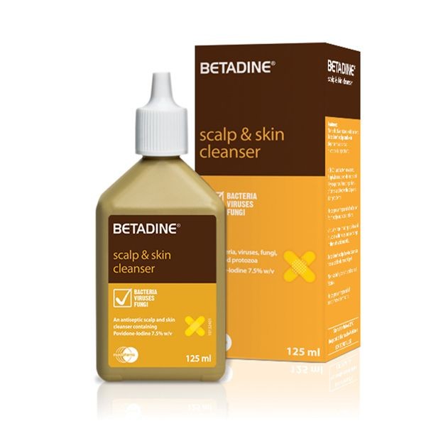 Betadine Scalp & Skin Cleanser 125Ml
