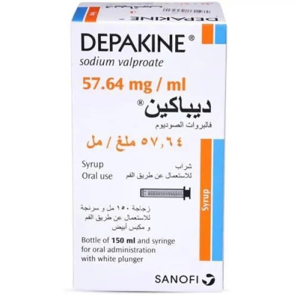 Depakine 57.64 Mg/Ml Syrup 150Ml