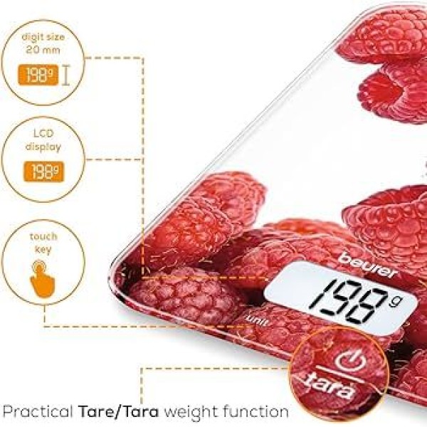 Beurer Kitchen Scale Ks 19 - Berry