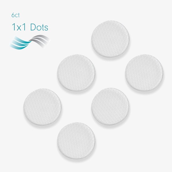Newgel+ Clear Silicone Dots,1 Dia. (2.5Cm Dia.)6 Pcs/Ng-380