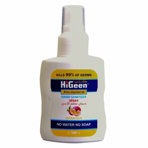 Higeen Hand Sanitizer  Spray Maracuja 100Ml