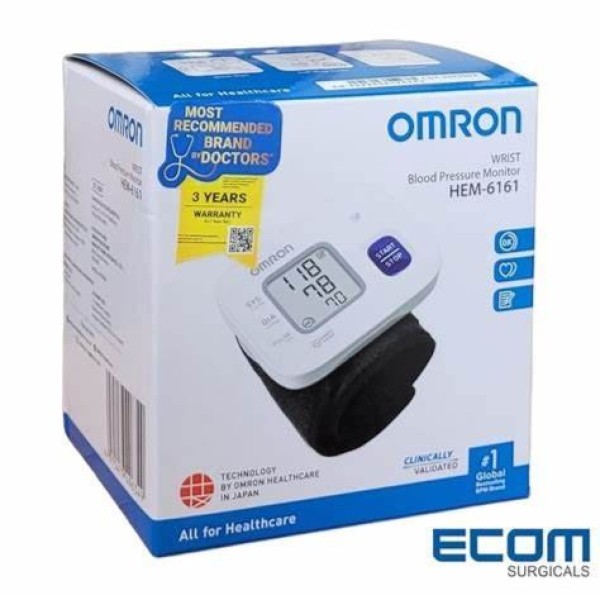 Omron Wrist Bp Monitor Hem-6161 (2101)