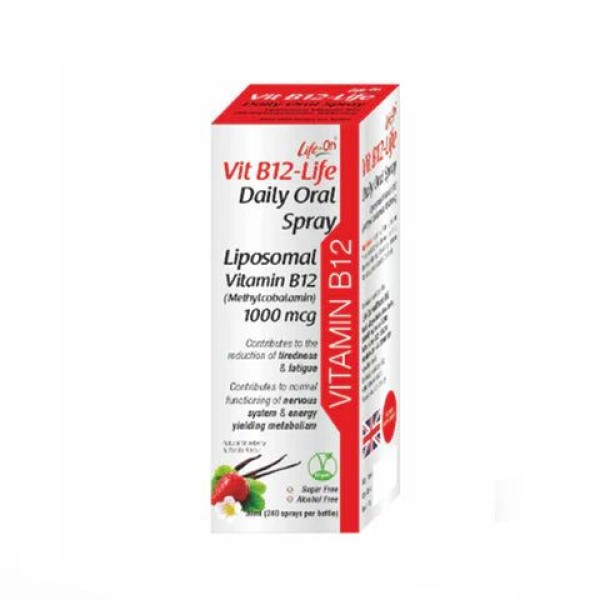 Life On Liposomal Vit B12-Life Spray 30Ml