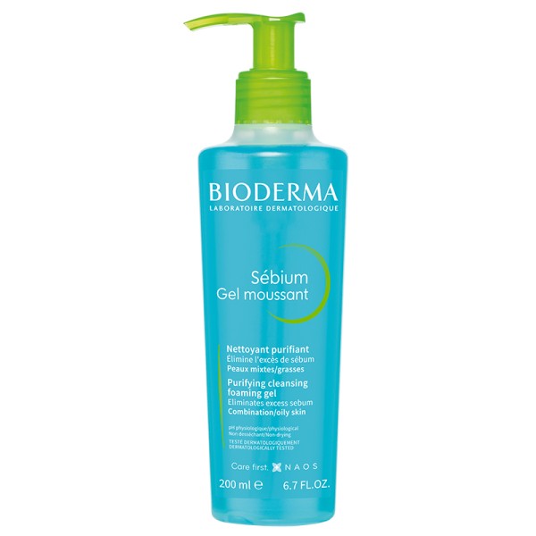 Bioderma Sebium Foaming Gel 200Ml Moussant ( Pump )