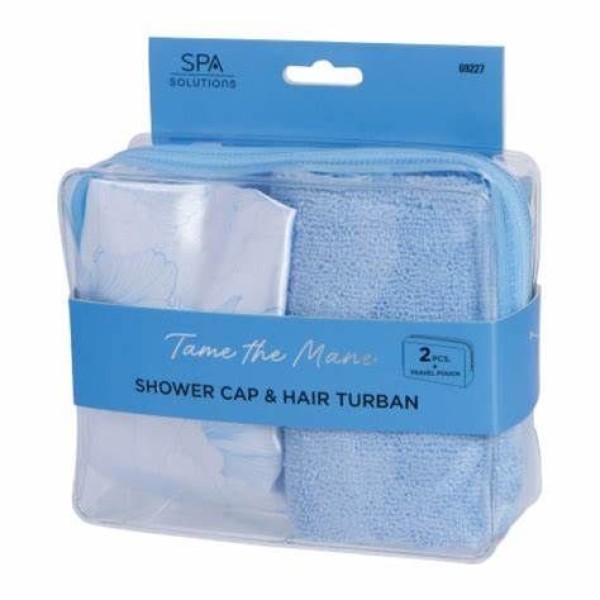 Cala Shower Cap & Hair Turban 2 Pcs 69227