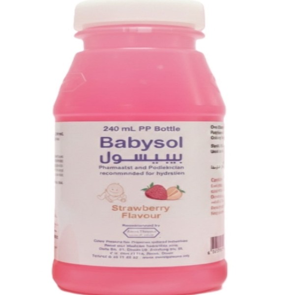BABYSOL STRAWBERRY FLAVOUR 240ML