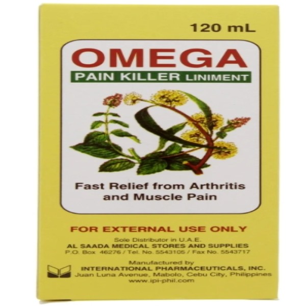 OMEGA PAIN KILLER LINIMENT 120ML