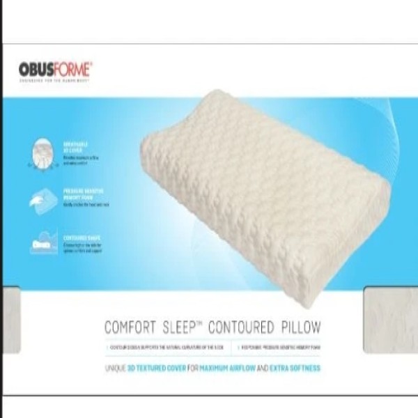 OBUSFORME COMFORT SLEEP CONTOURED PILLOW