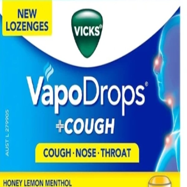 VICKS HONEY LEMON MENTHOL  LOZENGES 16'S