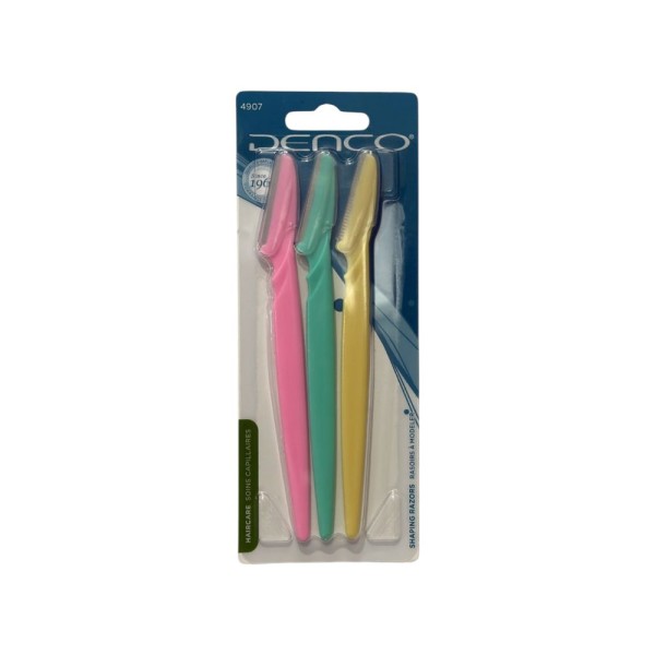 DENCO SHAPING EYEBROW RAZORS - 4907