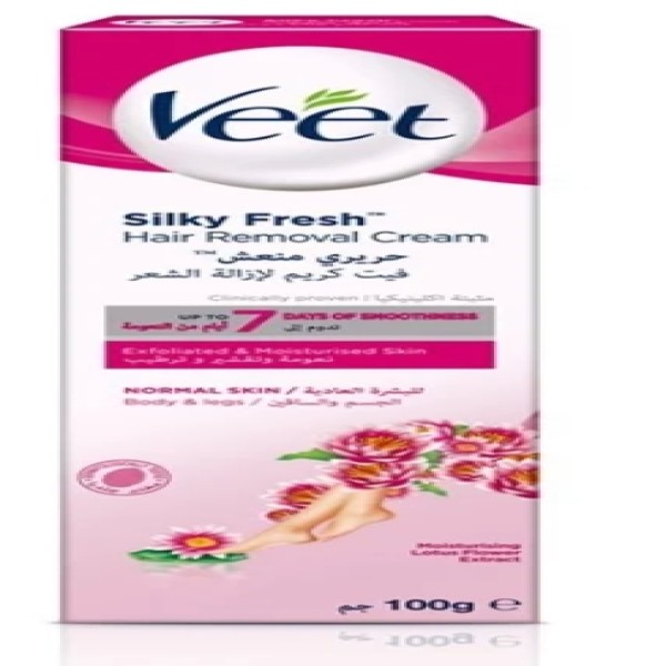 VEET SILKY H/REM CREAM NORMAL SKIN 100G  ( NEW PURE )