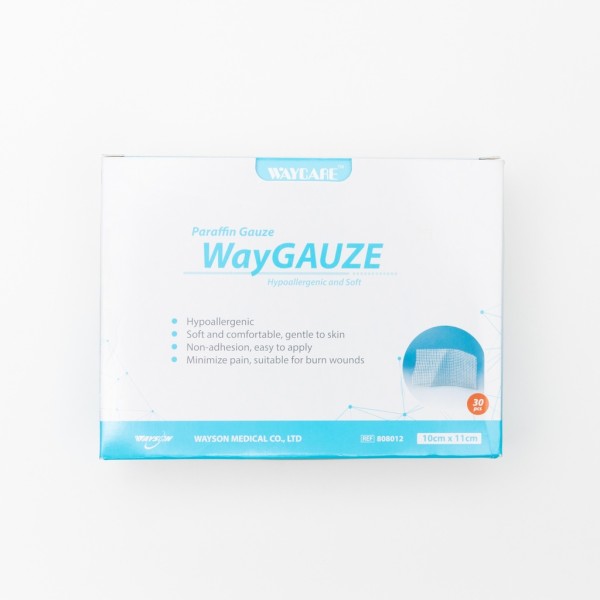WAYCARE PARAF. GAUZE 10 X 11 30'S (808012)