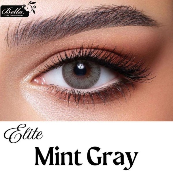 BELLA LENSES ELITE MINT GRAY PLANO